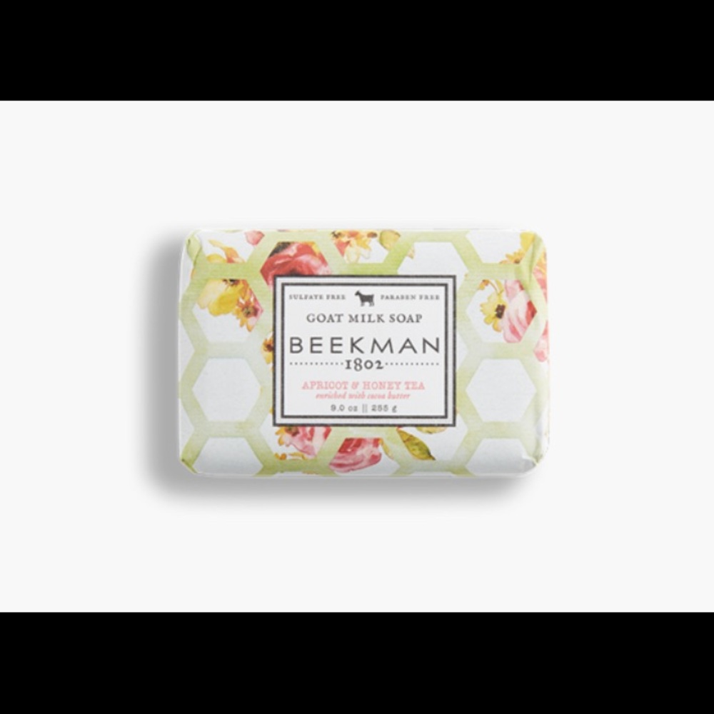 Beekman 1802 apricot and honey tea goat milk soap